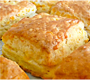 Bakery - Homemade Buttermilk Cheddar Biscuits - Half Dozen